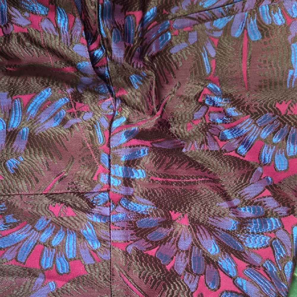 J. Crew Purple and Blue Floral Cropped Pants - Picture 5 of 7
